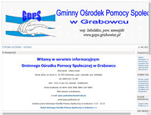 Tablet Screenshot of gops.grabowiec.pl